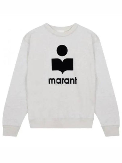 Mikoy Logo Cotton Sweatshirt Ecru - ISABEL MARANT - BALAAN 2