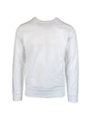 emboss logo double-sided sweatshirt white - STONE ISLAND - BALAAN 1