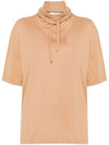 Women's Foulard Short Sleeve T Shirt Sand - LEMAIRE - BALAAN 1