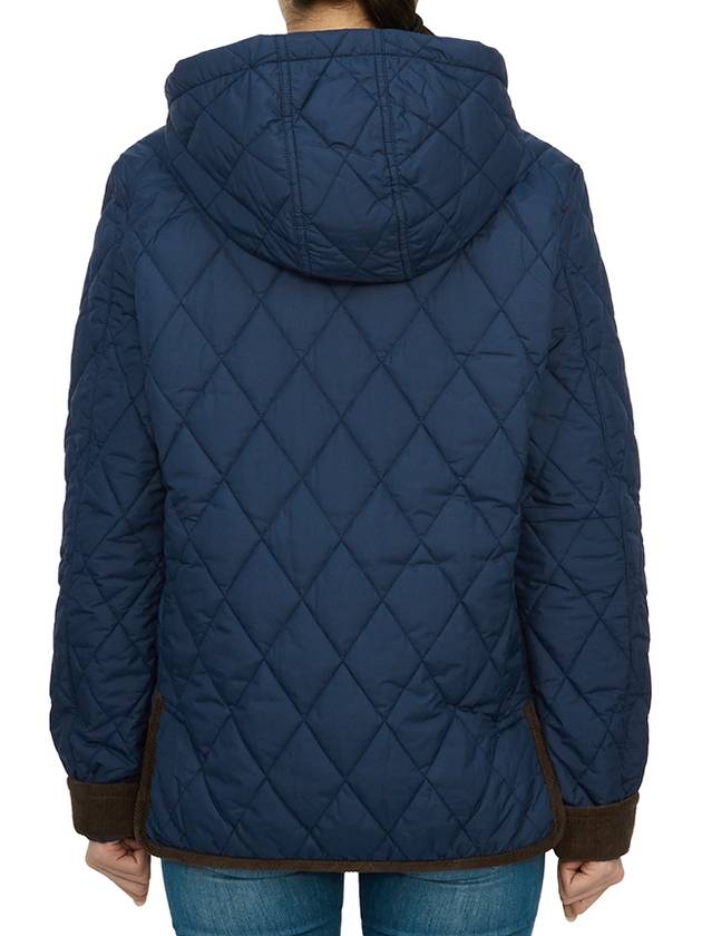 Kids quilted half jacket 323943455002 NAVY Adult wearable - POLO RALPH LAUREN - BALAAN 4