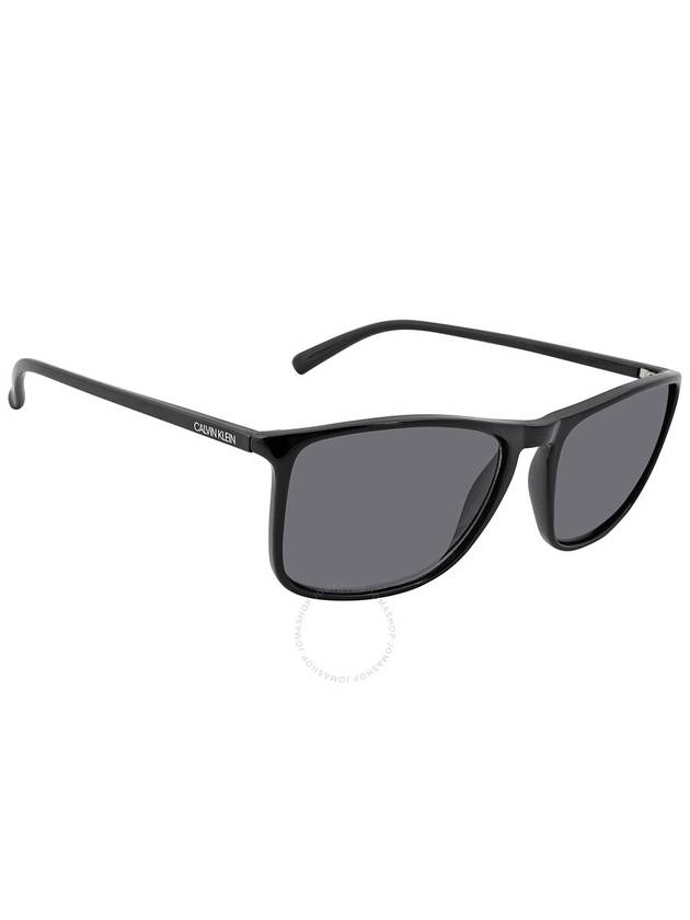 Calvin Klein Grey Rectangular Men's Sunglasses CK20524S 001 57 - CALVIN KLEIN - BALAAN 3