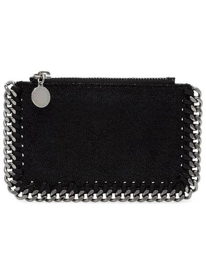 silver Falabella card wallet black - STELLA MCCARTNEY - BALAAN 2