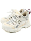 Women s Gucci 543162 Ivory Leather Flash Track Ugly Sneakers 35 gt Gangbuk used luxury goods - GUCCI - BALAAN 4