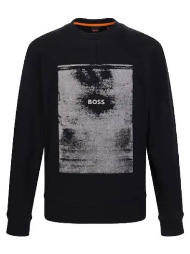 Boss logo print sweatshirt - HUGO BOSS - BALAAN 1