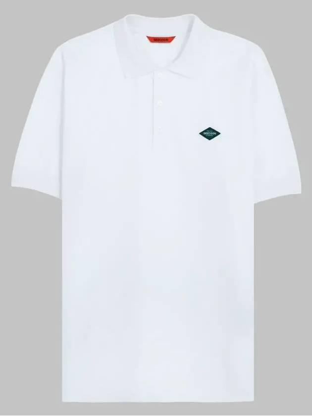 Original short sleeve pique shirt GEE245 102 white - GEECOON - BALAAN 3