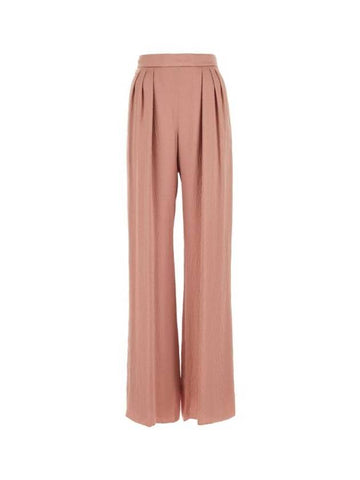 Satin Wide Pants Pink - MAX MARA - BALAAN 1