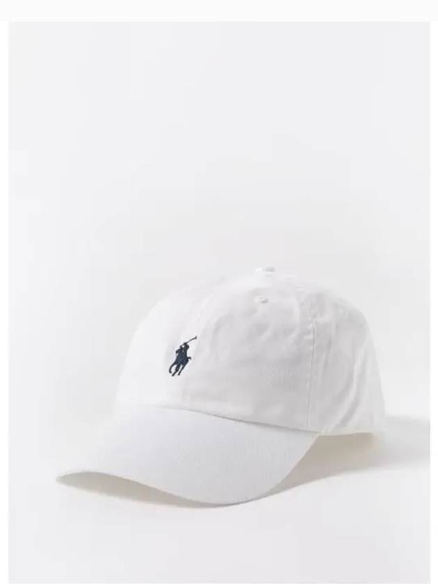 Embroidered Pony Ball Cap White - POLO RALPH LAUREN - BALAAN 2