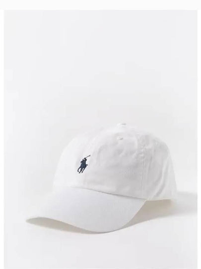 Embroidered Pony Ball Cap White - POLO RALPH LAUREN - BALAAN 2