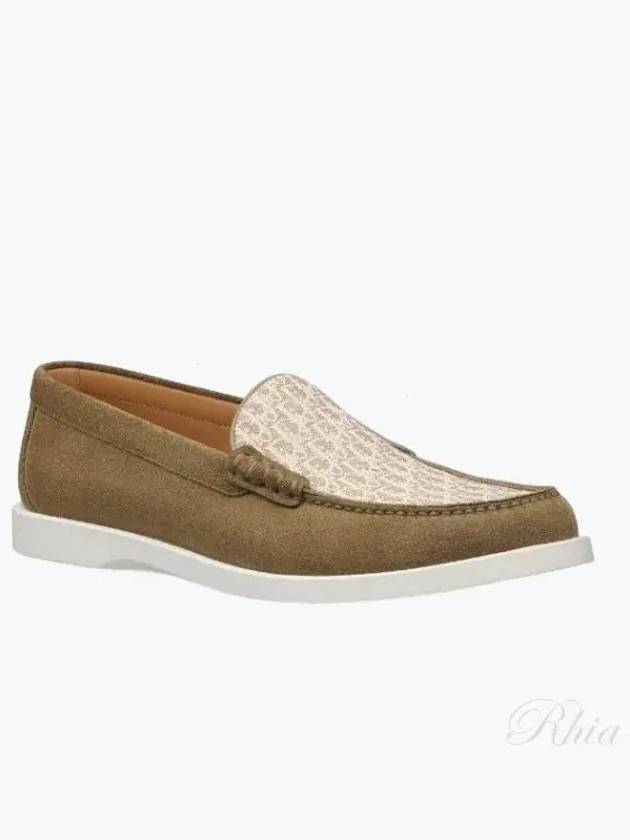 Granville Oblique Jacquard Suede Loafers Brown - DIOR - BALAAN 2