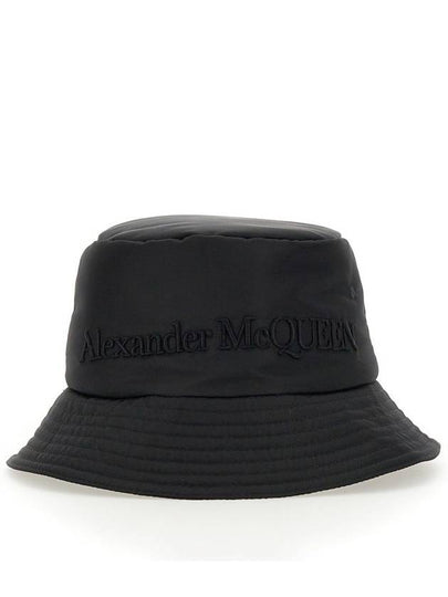 Padded Bucket Hat Black - ALEXANDER MCQUEEN - BALAAN 2