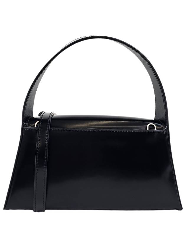 Geometric Small Shoulder Bag Black - SALVATORE FERRAGAMO - BALAAN 3