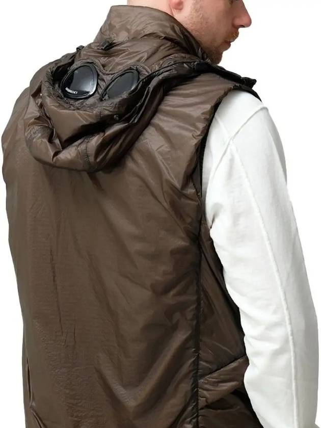 Nada Shell Goggle Vest Green - CP COMPANY - BALAAN 3