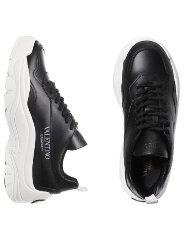 Gumboy Banshee Low Top Sneakers Black - VALENTINO - BALAAN 2