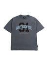 Authentic Arch Number Short Sleeve T-ShirtDark Gray - MOO - BALAAN 1