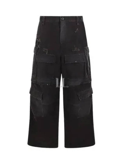 Cargo Straight Pants Black - BALENCIAGA - BALAAN 2