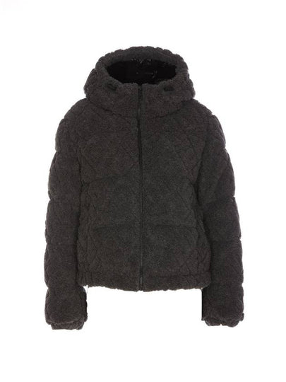 FF Wool Blouson Padding Grey - FENDI - BALAAN 2