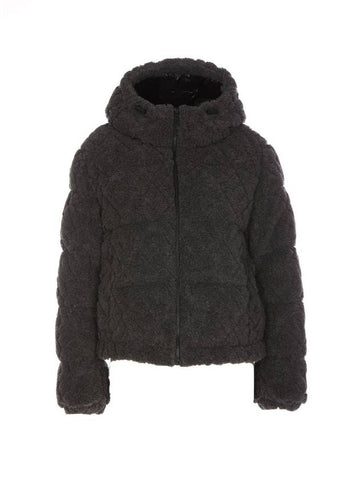 FF Wool Blouson Padding Grey - FENDI - BALAAN 1