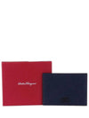 Gancini Leather Card Wallet Navy - SALVATORE FERRAGAMO - BALAAN 7