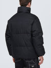 Medium-Length Re-Nylon Reversible Down Padded Jacket Black - PRADA - BALAAN 4