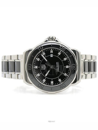 WAH1314 Formula 1 Diamond Black Ceramic Watch - TAG HEUER - BALAAN 1