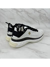 Mixed fiber sneakers white gold women s G45331 - CHANEL - BALAAN 7