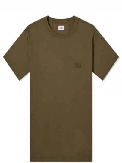 30/1 Jersey Logo Short Sleeve T-Shirt Green - CP COMPANY - BALAAN 2