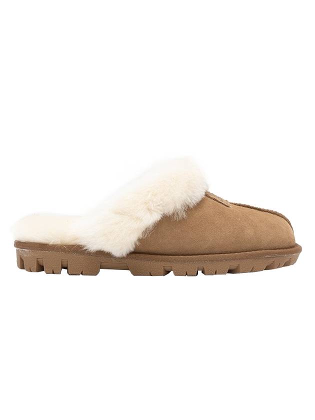 Fur Suede Slippers Chestnut - EVER AUSTRALIA UGG - BALAAN 1