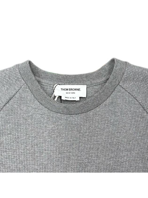 4 Bar Stripe Sweatshirt Grey - THOM BROWNE - BALAAN 5