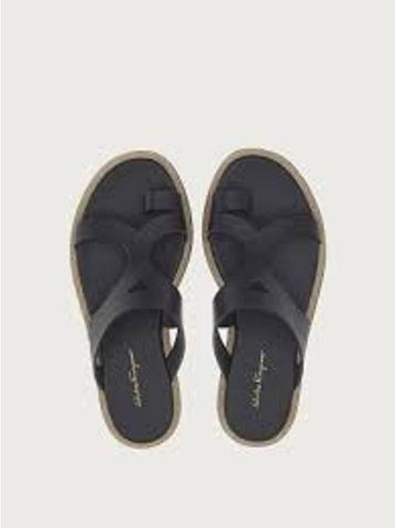 01E051 759951 #D chain detail strap sandals - SALVATORE FERRAGAMO - BALAAN 1