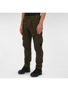 Garment Dyeing Lens Cargo Straight Pants Brown - CP COMPANY - BALAAN 3