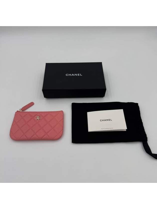 Classic Mini Caviar Pouch Pink AP4020 - CHANEL - BALAAN 5