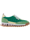 Men's Tech Runner Low Top Sneakers Green - THOM BROWNE - BALAAN 3