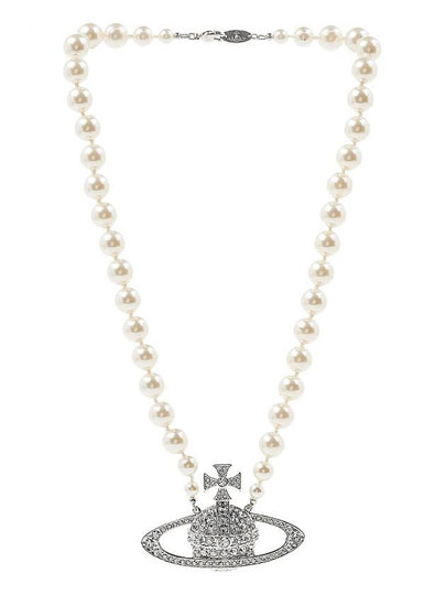 Pearl Necklace Silver - VIVIENNE WESTWOOD - BALAAN 2