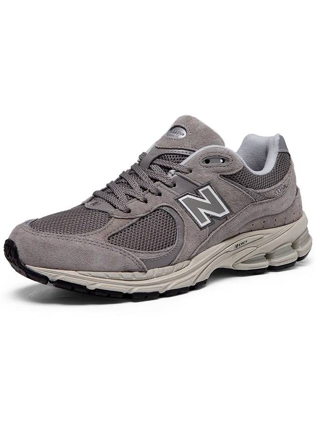 2002 Logo Mesh Low Top Sneakers Grey - NEW BALANCE - BALAAN 4