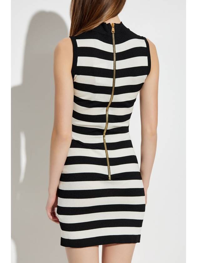 Balmain Fitted Dress, Women's, Black - BALMAIN - BALAAN 4