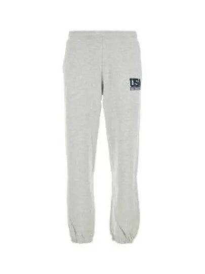 Logo Print Training Cotton Jogger Pants Grey - SPORTY & RICH - BALAAN 2