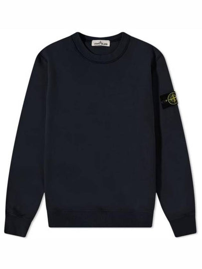 Wappen Patch Crew Neck Sweatshirt Navy - STONE ISLAND - BALAAN 2