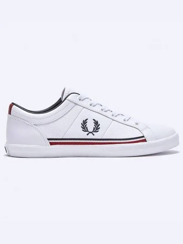 Baseline Puff Leather Low Top Sneakers White - FRED PERRY - BALAAN 2