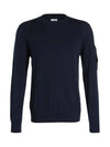 Lens Wappen Knit Top Navy - CP COMPANY - BALAAN 2