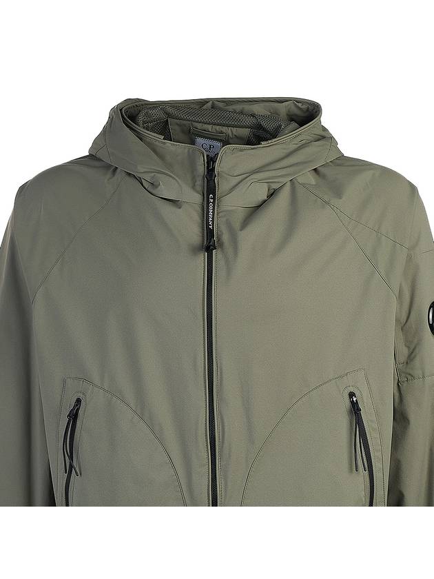 Protech Lens Wappen Hooded Jacket Bronze Green - CP COMPANY - BALAAN 5