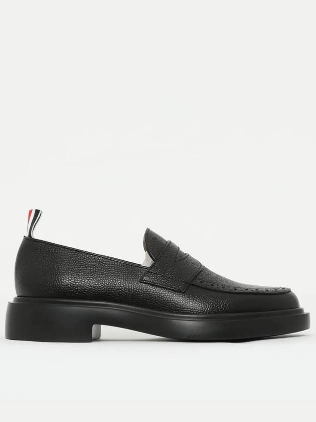 Lightweight Sole Penny Loafer Black - THOM BROWNE - BALAAN 2