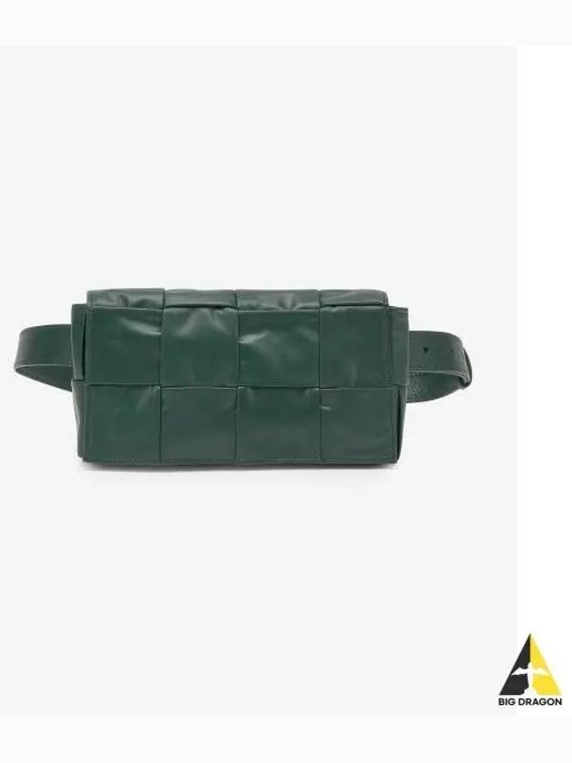 Intrecciato Cassette Mini Belt Bag Rain Tree Green - BOTTEGA VENETA - BALAAN 2