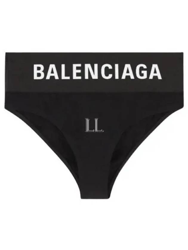 Logo Elastic Briefs Black - BALENCIAGA - BALAAN 2