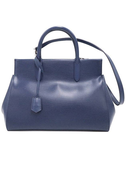 Women s Louis Vuitton M94612 Blue Epi Marley MM 2WAY gt bag Gangbuk used luxury goods - LOUIS VUITTON - BALAAN 2