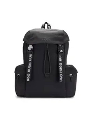 Luka Backpack Black - HUGO BOSS - BALAAN 1