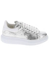 Women's Glitter Oversole Low Top Sneakers Silver - ALEXANDER MCQUEEN - BALAAN 1