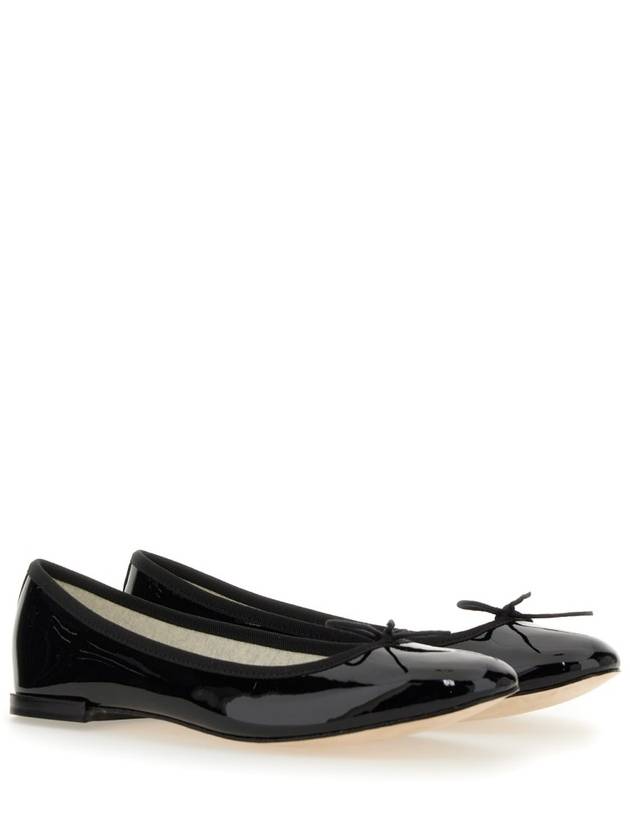 Women's Cendrillon Leather Ballerinas Flat Black - REPETTO - BALAAN 2