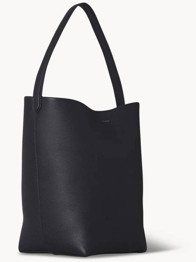 Women Park Medium Leather Tote Bag Black - THE ROW - BALAAN 3