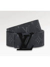 LV Initiales Monogram 40mm Leather Belt Black - LOUIS VUITTON - BALAAN 4