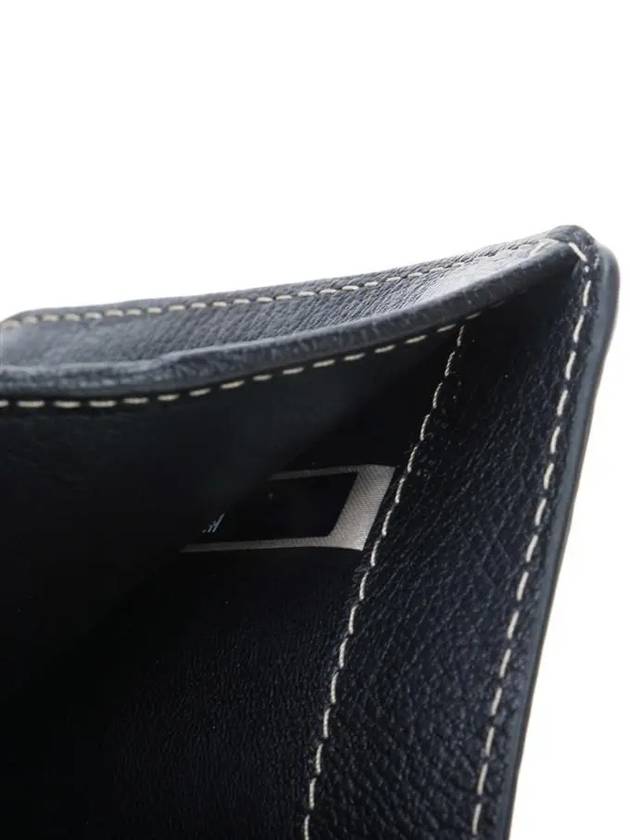 Edith Small Tri-Fold Buffalo Leather Half Wallet Black - CHLOE - BALAAN 10